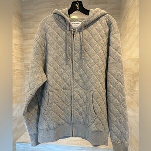 Old Navy Diamond Quilted Zip Hoodie